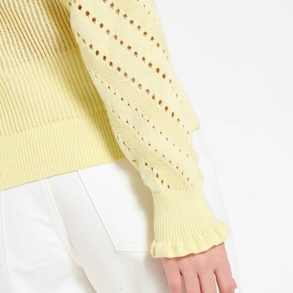 See by Chloe Open Knit Sweater Young Green - Picture 5 of 11